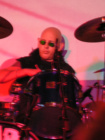 The Black Assassins drummer, Lee Harvey Hinkley