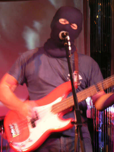 The Black Assassins bass player, Ruby Oswald