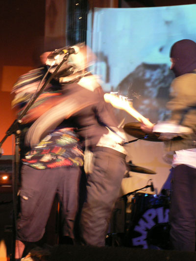 The Black Assassins bass player, Ruby Oswald